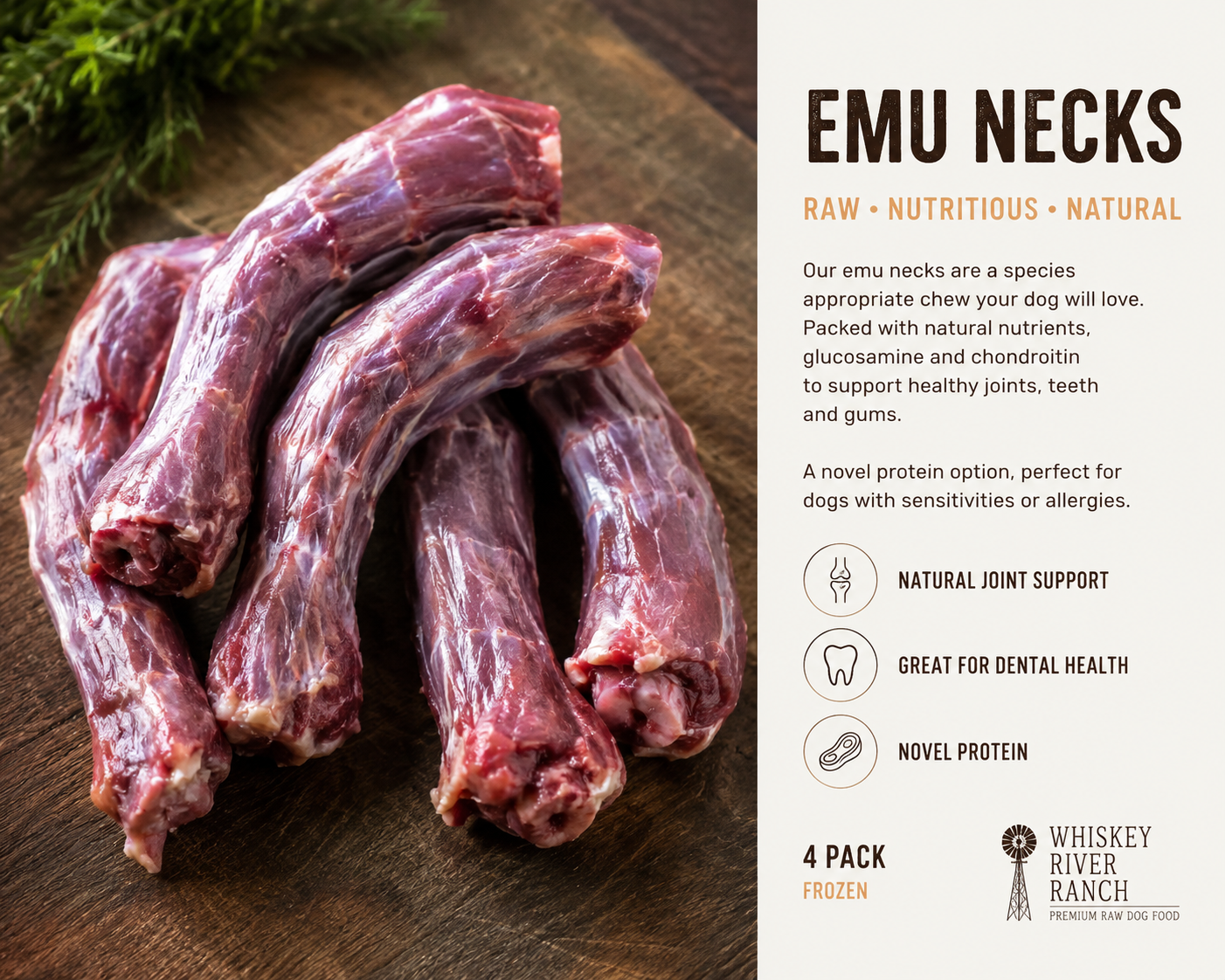 Emu necks x4