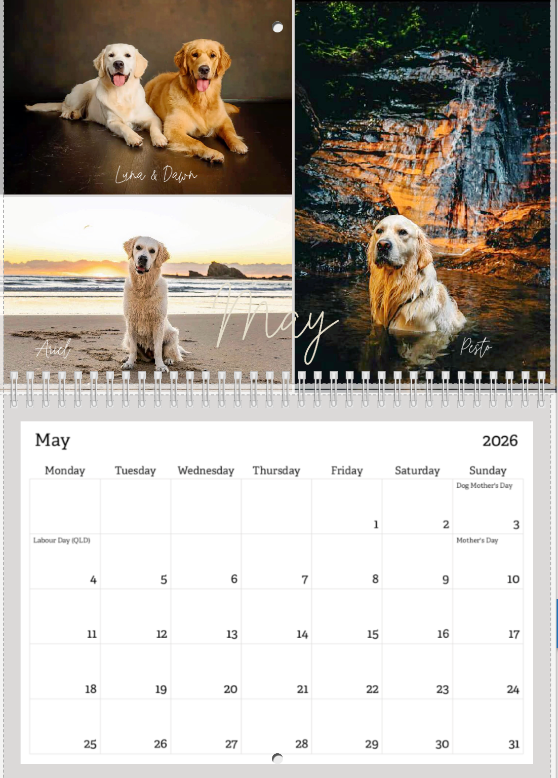 WRR 2026 Family Calendar