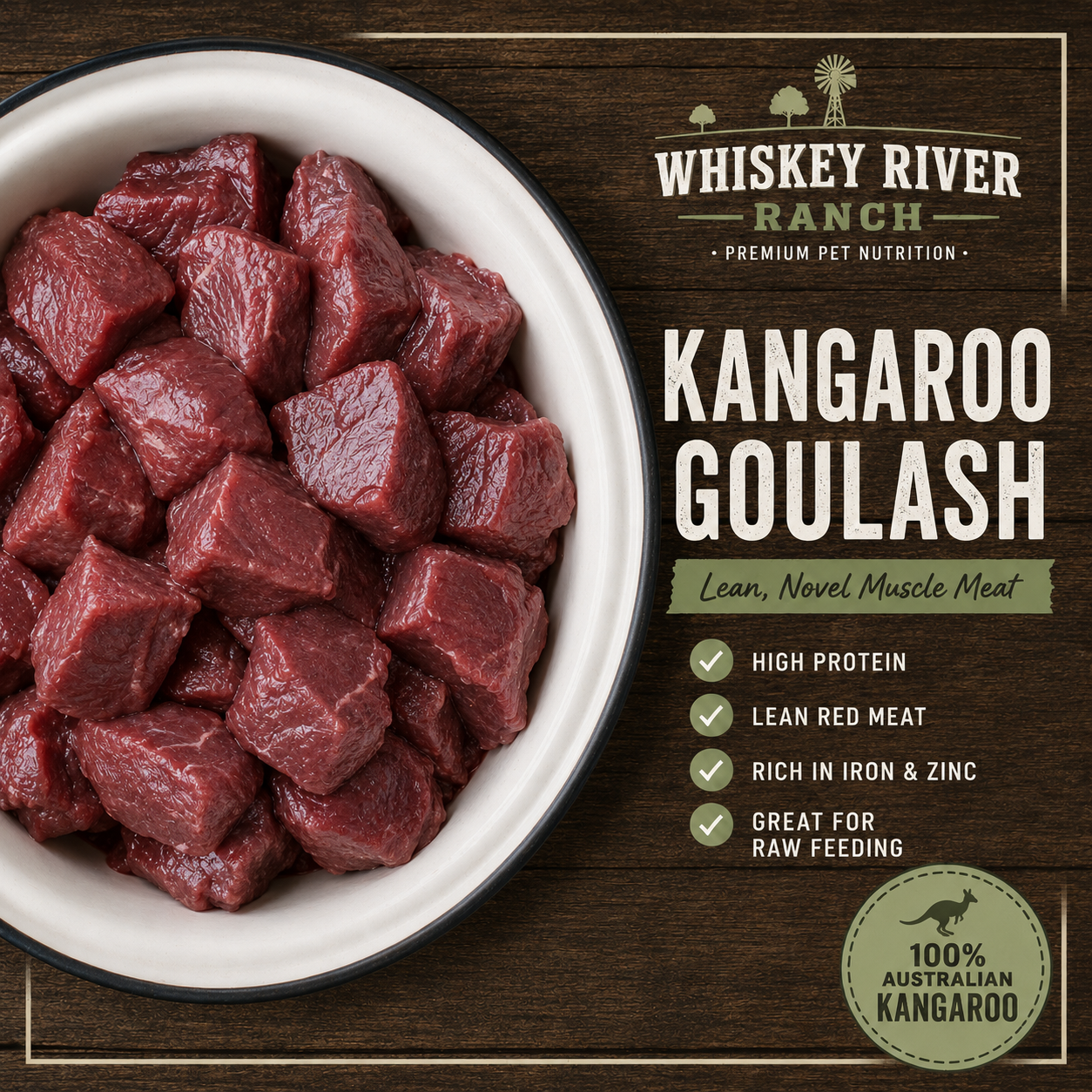 Kangaroo Goulash (2.5kg)