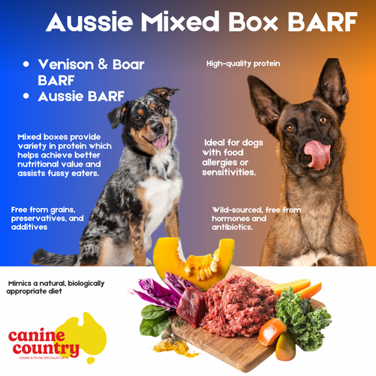 Canine Country (BARF) -  Aussie Mixed Box Roo & Venison