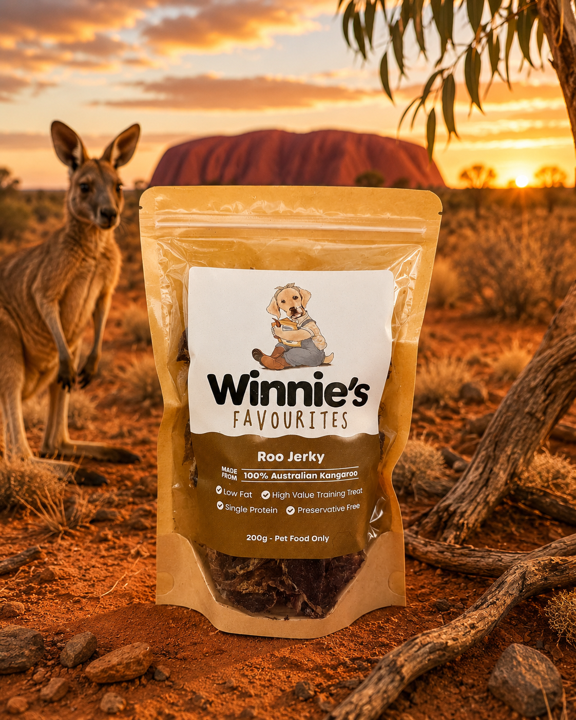 Winnies Favourites Kangaroo Jerky