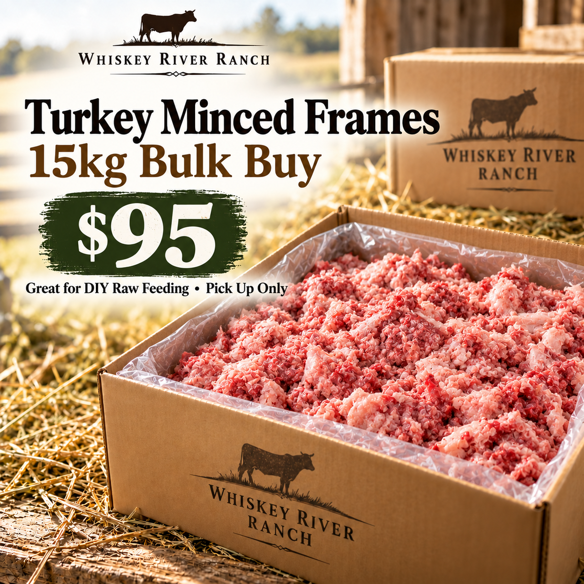 Turkey minced Frames BULK BUY 15kg