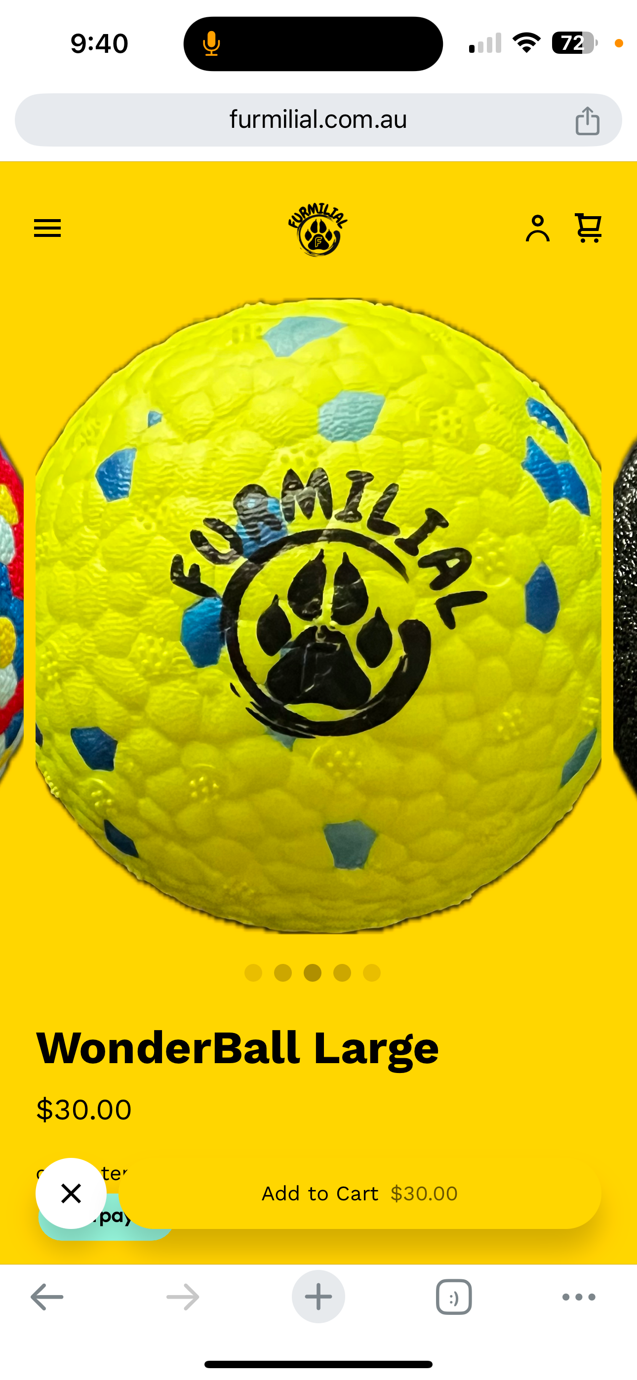 Furmilial Ball - The famous Wilson