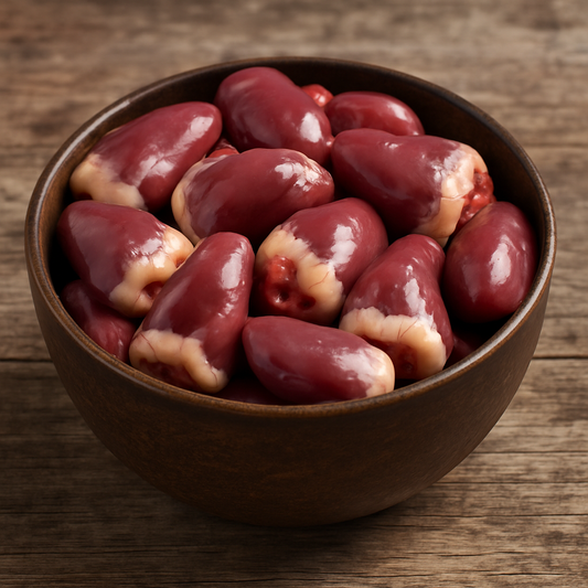 Raw Duck Hearts