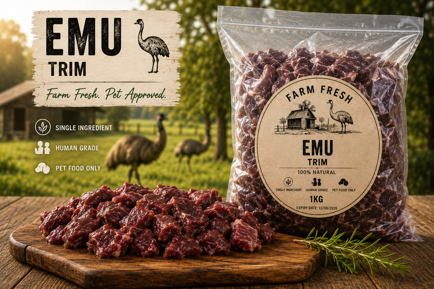 Emu Trim Pieces
