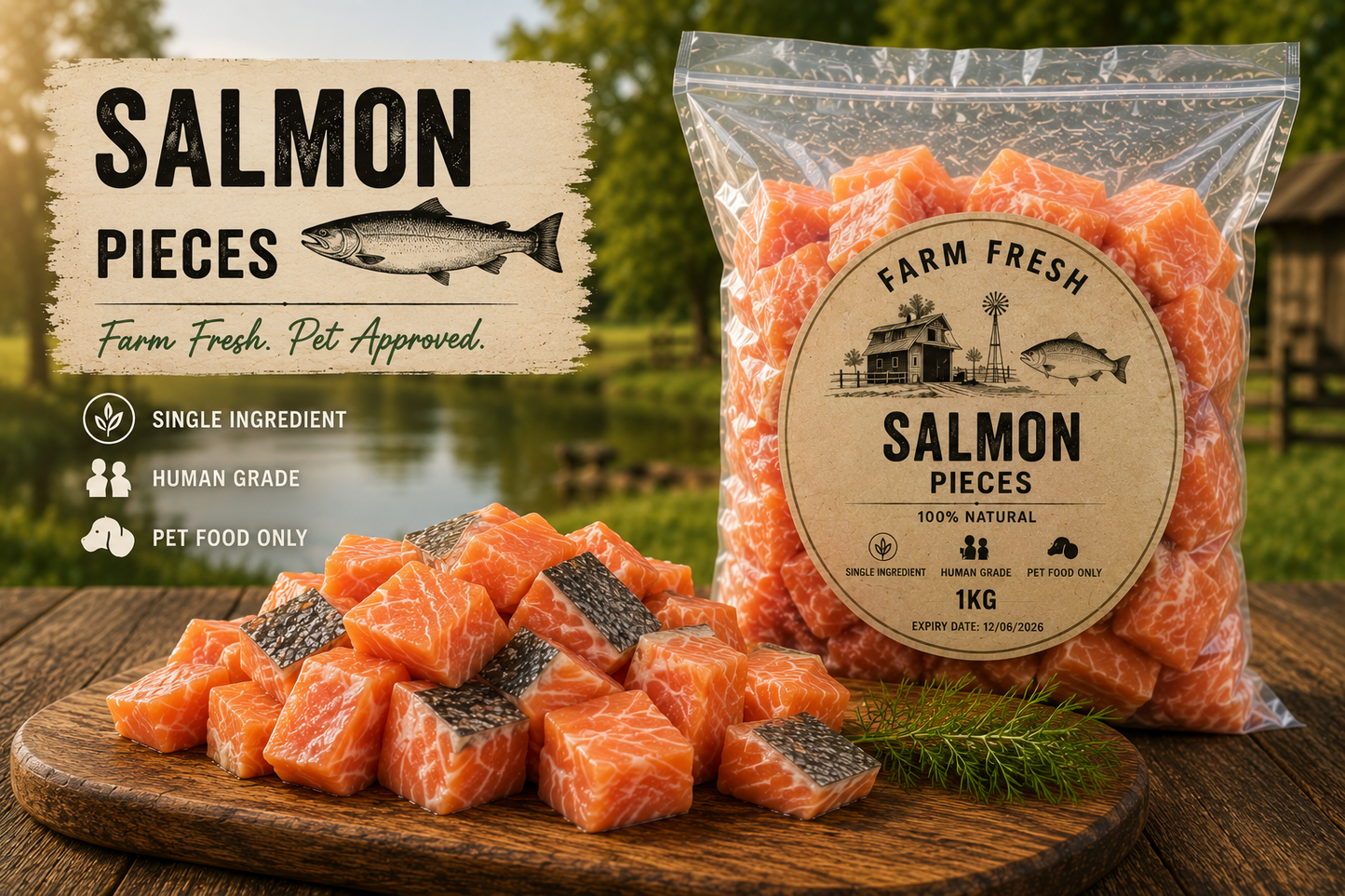 Salmon Pieces
